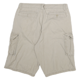 CALVIN KLEIN JEANS Mens Shorts Beige Cargo Plain 2XL W36 Cotton Comfortable