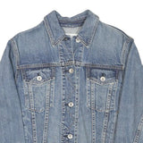 RAG & BONE Womens Blue Denim Jacket XS Cotton Blend Classic Button Closure