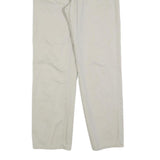 CALVIN KLEIN JEANS Mens Cotton Blend Beige Regular Trousers W32 L30 Classic Zip
