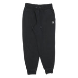 FILA Womens Joggers Black Slim Tapered S W26 L26 Cotton Blend Casual Sportswear