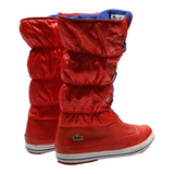 LACOSTE Snow Boots Red Synthetic Womens UK 6