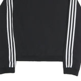 ADIDAS Womens Black White Sportswear Zip Jacket XL Polyester Plain