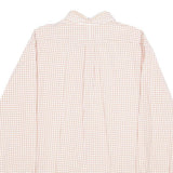 RALPH LAUREN Mens White & Orange Check Shirt 2XL Classic Cotton Button-Down