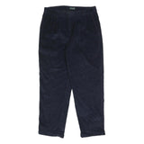 DOCKERS Mens Cotton Blend Navy Relaxed Straight Trousers W36 L32 Casual