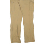 CARHARTT Mens Regular Fit Jeans Beige Cotton Blend W32 L31 Workwear Utility Zip