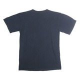 CHAMPION Mens Navy Blue Bucknell Lacrosse Graphic T-Shirt M Crew Neck Short