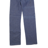 WRANGLER Womens Regular Fit Blue Denim Jeans W27 L34 Classic Straight Cotton Zip