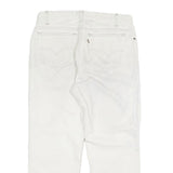 LEVI'S Mens Slim White Jeans Denim W32 L25 Button Cotton Blend Stylish