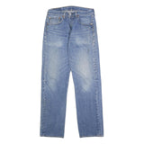 LEVI'S 501 Mens Jeans Blue Regular Straight Denim Medium W32 L31 Classic Button