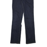 LEVI'S Womens Regular Fit Straight Denim Dark Blue Jeans Cotton Blend W26 L31