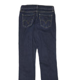 LEVI'S Womens Regular Fit Straight Denim Dark Blue Jeans Cotton Blend W26 L31