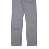 LEE Mens Cotton Blend Grey Regular Straight Trousers W29 L30 Zip Closure Casual