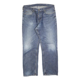 CARHARTT Mens Jeans Blue Relaxed Straight Denim Medium W36 L32 Durable Workwear