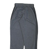 ADIDAS Mens Joggers Grey Black S W26 L30 Cotton Blend Slim Tapered Fit
