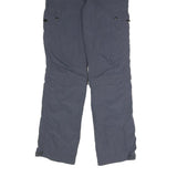 CHERIANO Womens Regular Blue Cargo Trousers W27 L31 Zip Polyester Blend Pockets