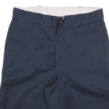 DICKIES Mens Shorts Blue Casual Classic L W35 Workwear Durable Cotton Blend