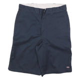 DICKIES Mens Shorts Blue Casual Classic L W35 Workwear Durable Cotton Blend