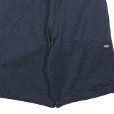 DICKIES Mens Shorts Blue Casual Classic L W35 Workwear Durable Cotton Blend