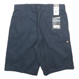 DICKIES Mens Navy Blue Casual Shorts Relaxed Fit XL W38 Workwear
