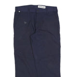 CARHARTT Mens Cotton Blend Navy Relaxed Straight Trousers W34 L32 Workwear Zip