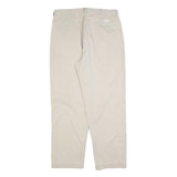 POLO RALPH LAUREN Mens Cotton Blend Beige Relaxed Straight Trousers W35 L32