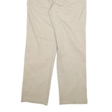 DICKIES Mens Cotton Blend Beige Regular Straight Trousers W36 L34 Workwear Zip