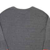 FILA Womens Grey & Red Logo Crew Neck XS Sweatshirt Cotton Blend Comfortable