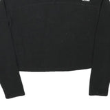 THE NORTH FACE Womens Black Zip Fleece Jacket S Polyester Blend Warm Casual