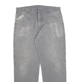 DICKIES Mens Relaxed Grey Denim W38 L32 Workwear Jeans Zip Closure