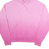 CHAMPION Womens Pink & Light Pink Ombre Hoodie XS Womens Casual Cotton Pullover