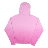 CHAMPION Womens Pink & Light Pink Ombre Hoodie XS Womens Casual Cotton Pullover