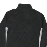 NAUTICA Mens Black & Grey Plain Pullover Jumper Crew Neck Basic Knit L Polyester