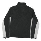 NAUTICA Mens Black & Grey Plain Pullover Jumper Crew Neck Basic Knit L Polyester