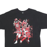 AL STYLE Mens Black Jet Jones Graphic T-Shirt XL Short Sleeve Crew Neck