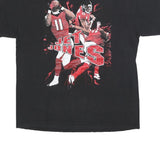 AL STYLE Mens Black Jet Jones Graphic T-Shirt XL Short Sleeve Crew Neck