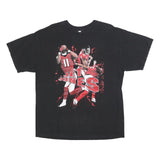 AL STYLE Mens Black Jet Jones Graphic T-Shirt XL Short Sleeve Crew Neck