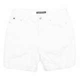 CALVIN KLEIN JEANS Womens White Cotton Casual Shorts M W30 Summer Denim Style