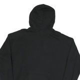 ADIDAS Womens Black Hoodie L Cotton Blend Pullover Logo Casual