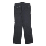 COLUMBIA Womens Black Cotton Blend Regular Straight Trousers W32 L32 Outdoor