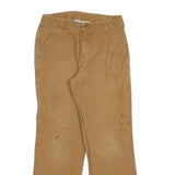CARHARTT Womens Jeans Beige Regular Straight Denim W26 L28 Workwear Durable Zip