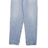 CARHARTT Mens Relaxed Light Blue Denim Jeans W32 L30 Casual Workwear Zip Closure