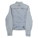LEVI'S Womens Blue Denim Cotton Button Jacket M Classic Fashion