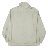 NEYELLE Womens Beige Jacket XL Polyester Blend Plain Zip Lightweight Casual