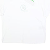 STELLA MCCARTNEY Womens White Organic Cotton Blend Graphic T-Shirt XS Short