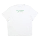 STELLA MCCARTNEY Womens White Organic Cotton Blend Graphic T-Shirt XS Short