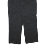 DICKIES Mens Cotton Blend Black Regular Fit Straight Leg Trousers W34 L29