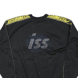 GEMS Mens Black & Yellow Logo Crew Neck XL Sports Style Sweatshirt