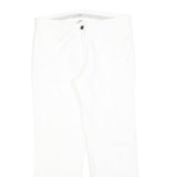 ARMANI COLLEZIONI Womens Regular White Cotton Blend Denim W32 L29 Classic Zip