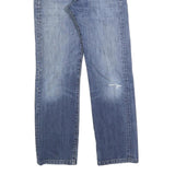 LEVI'S 501 Mens Jeans Blue Regular Straight Denim Medium W28 L28 Classic Button