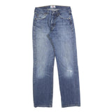 LEVI'S 501 Mens Jeans Blue Regular Straight Denim Medium W28 L28 Classic Button